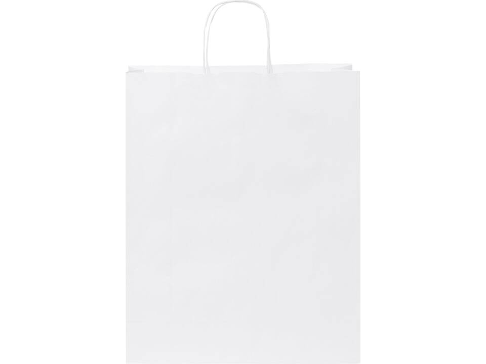 Kraft 80-90 g/m2 paper bag with twisted handles - large 2