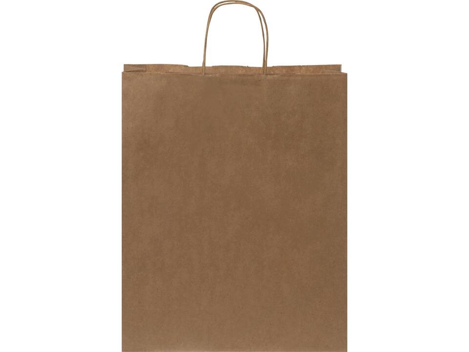 Kraft 80-90 g/m2 paper bag with twisted handles - large 8