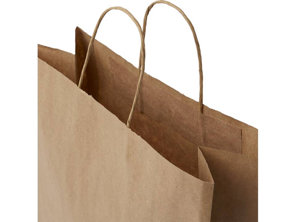 Kraft 80-90 g/m2 paper bag with twisted handles - large 9