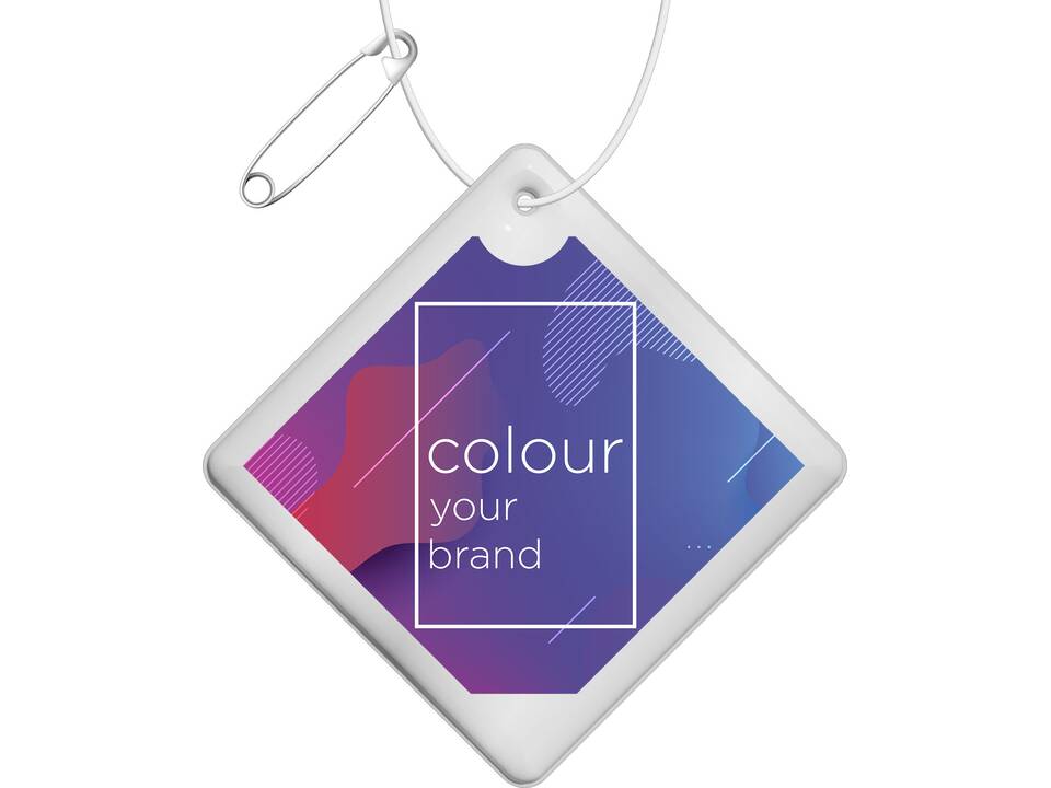 RFX™ diamond reflective PVC hanger small 1