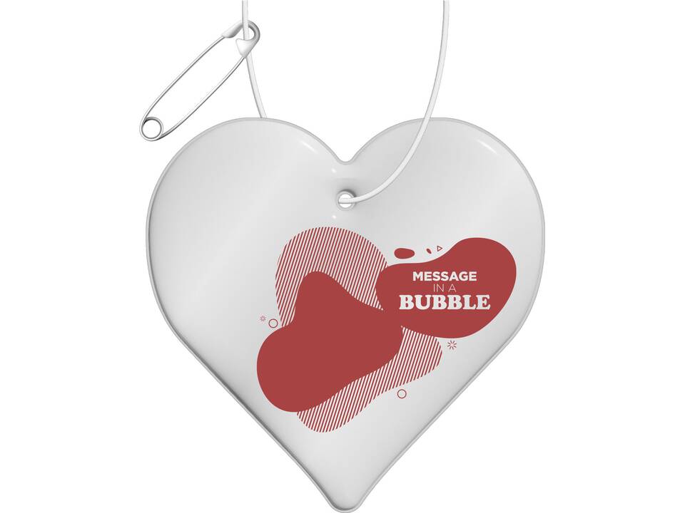RFX™ heart reflective TPU hanger 1