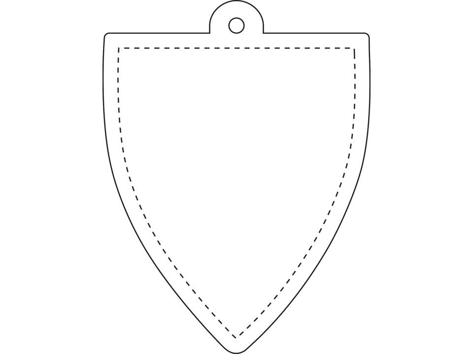 RFX™ badge reflective TPU hanger 2