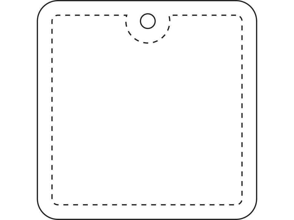 RFX™ square reflective TPU hanger 5