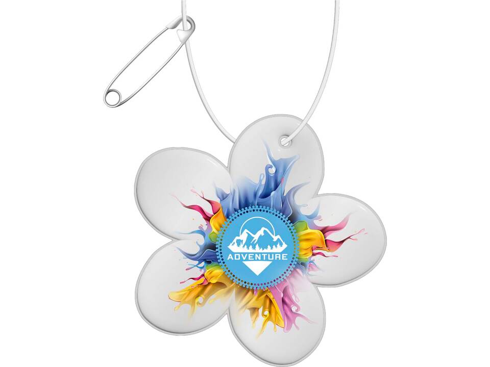 RFX™ H-13 flower-shaped lightweight reflective PVC hanger 1