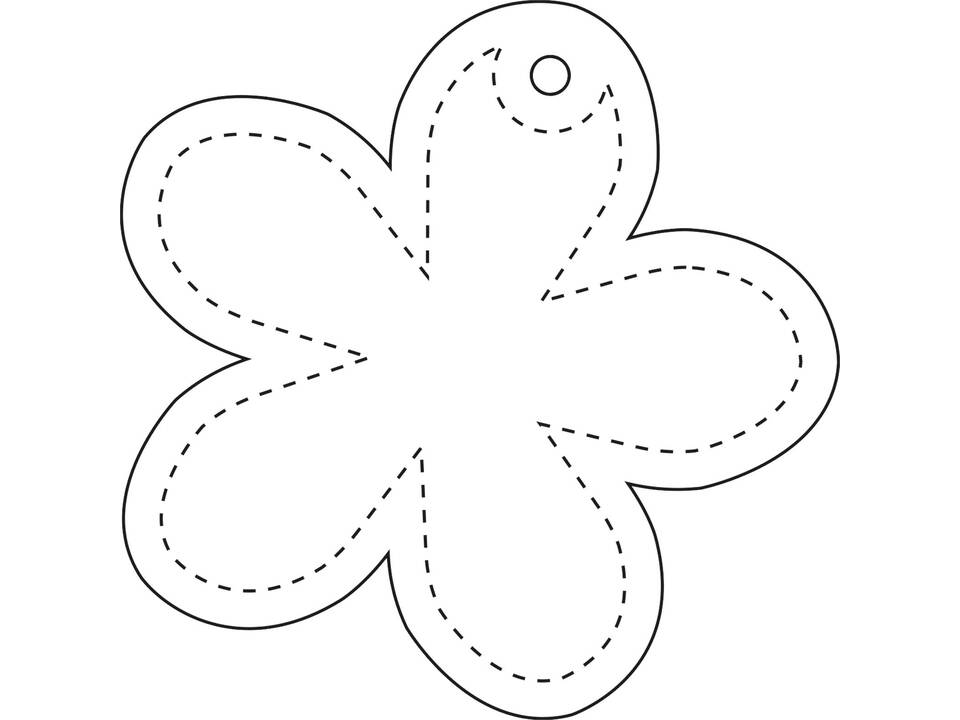 RFX™ H-13 flower-shaped lightweight reflective PVC hanger 7