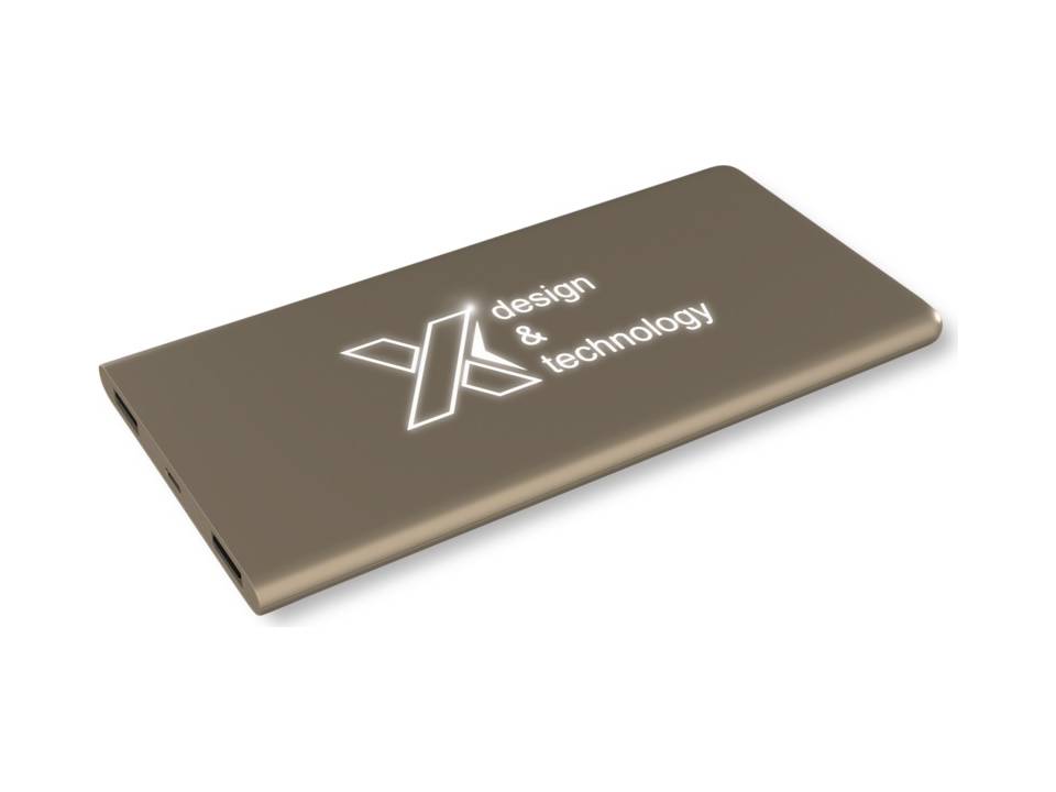 Light-up slim powerbank - 4000 mAh 7