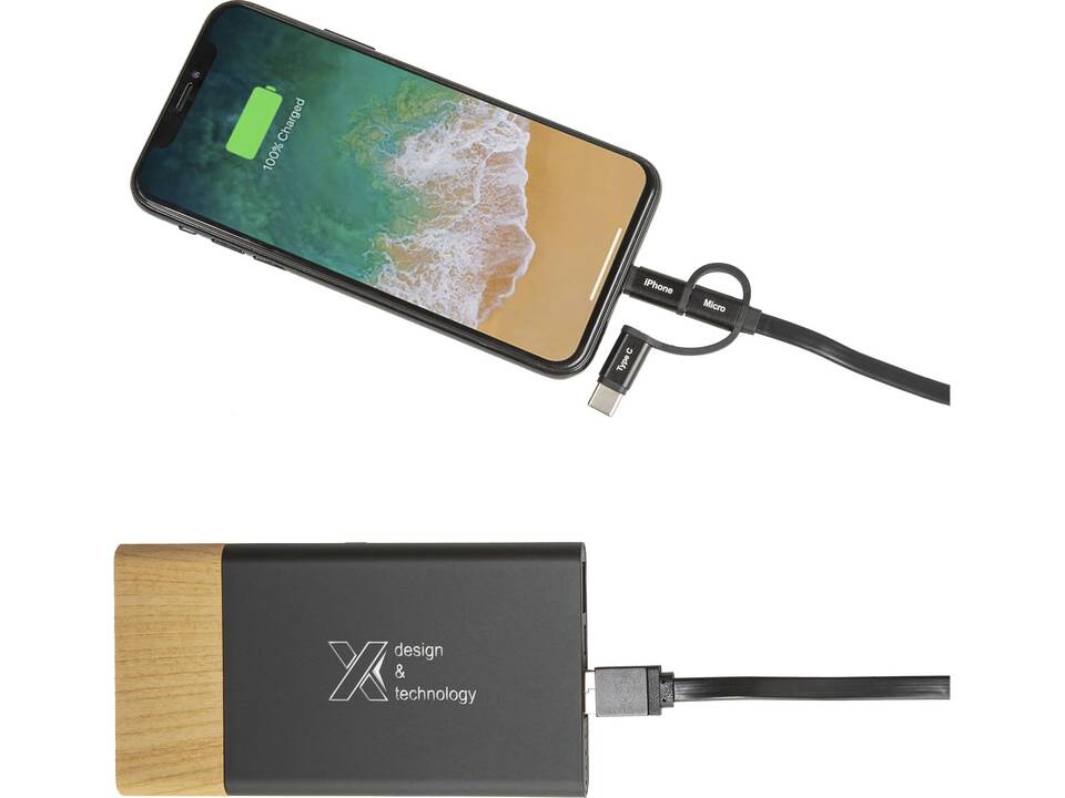Light-up clever powerbank  - 5000 mAh 16