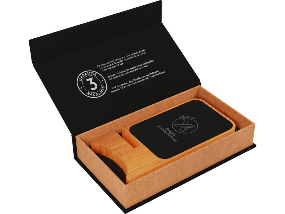 SCX.design W16 10W light-up wireless wooden stand 1