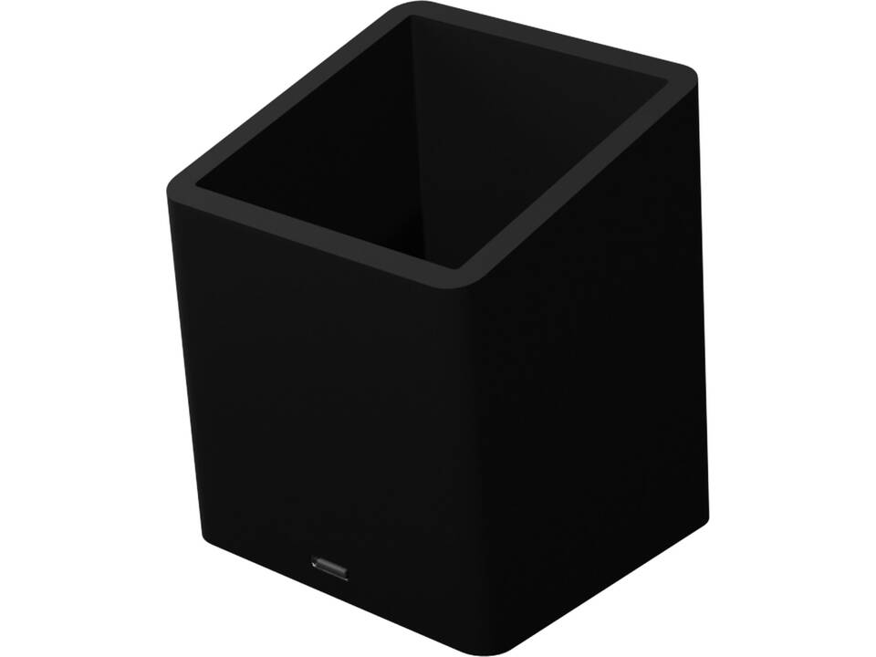 SCX.design O11 antibacterial light-up logo pencil holder with dual USB output 4