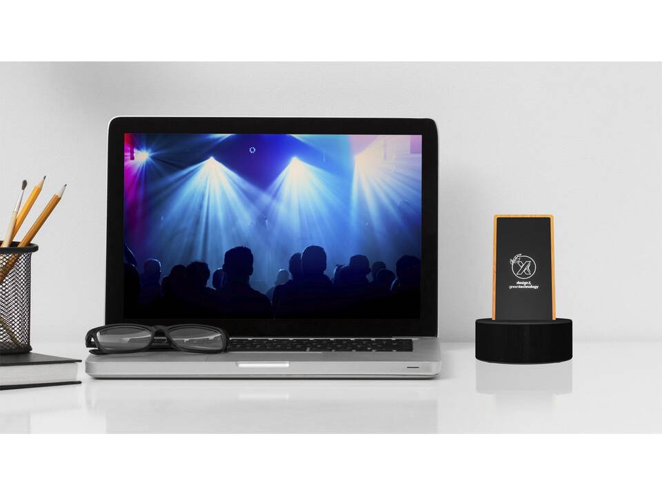 SCX.design W18 2x3W speaker station and 10W induction charger 5