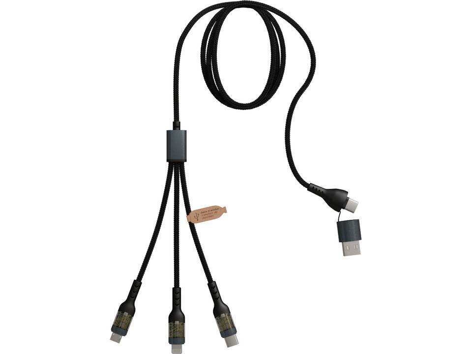 SCX.design O32 foldable phone stand with 3-in-1 charging cable 3