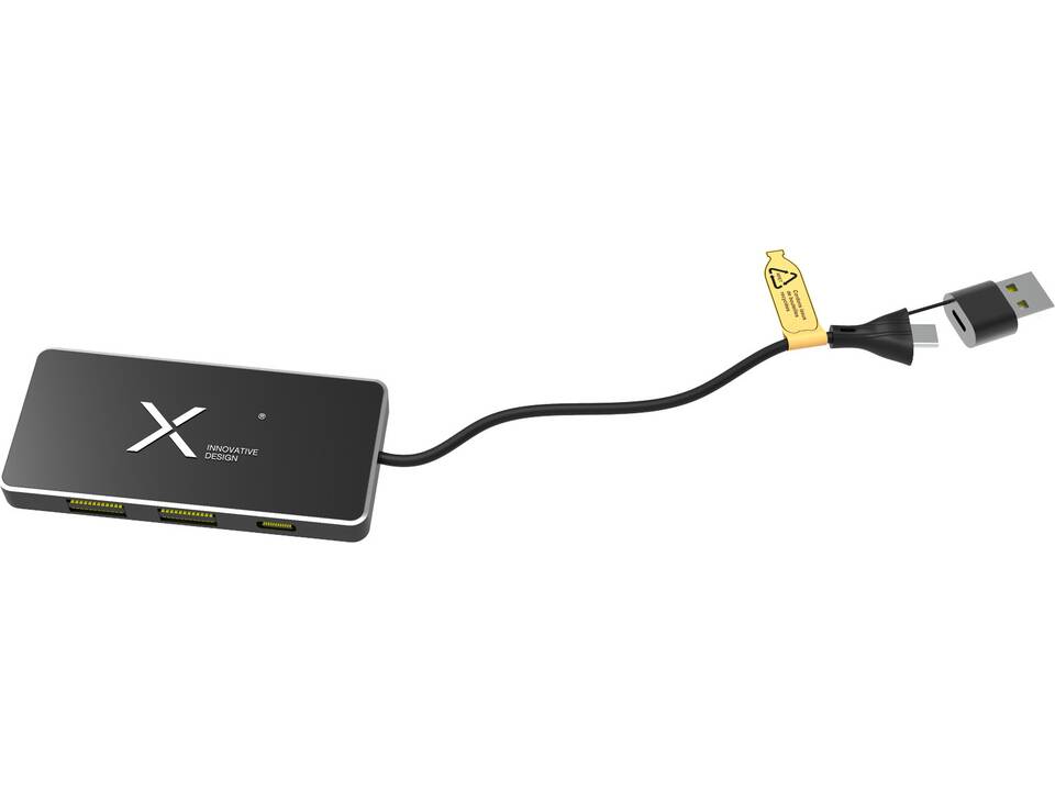 SCX.design H20 8-in-1 USB hub with dual input and 6-ports 3