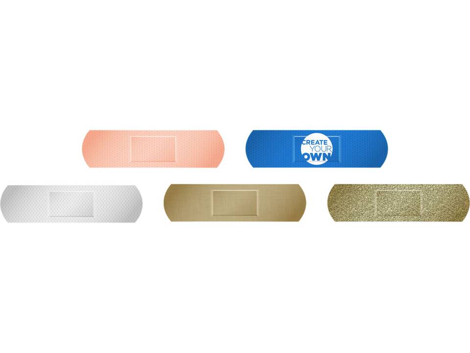 10-pieces plasters with full colour printed paper pouch 47