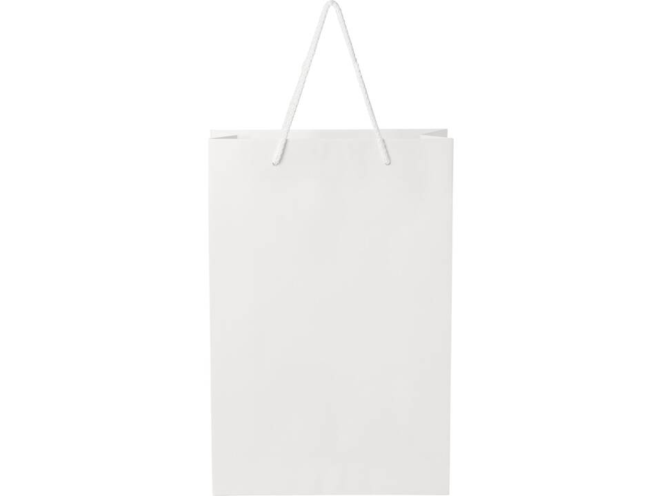 Handmade integra paper bag with plastic handles - large 2