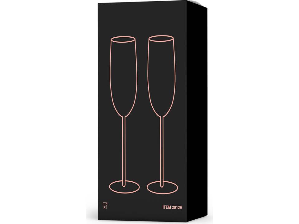 Copper flute glass set - 270 ml 5