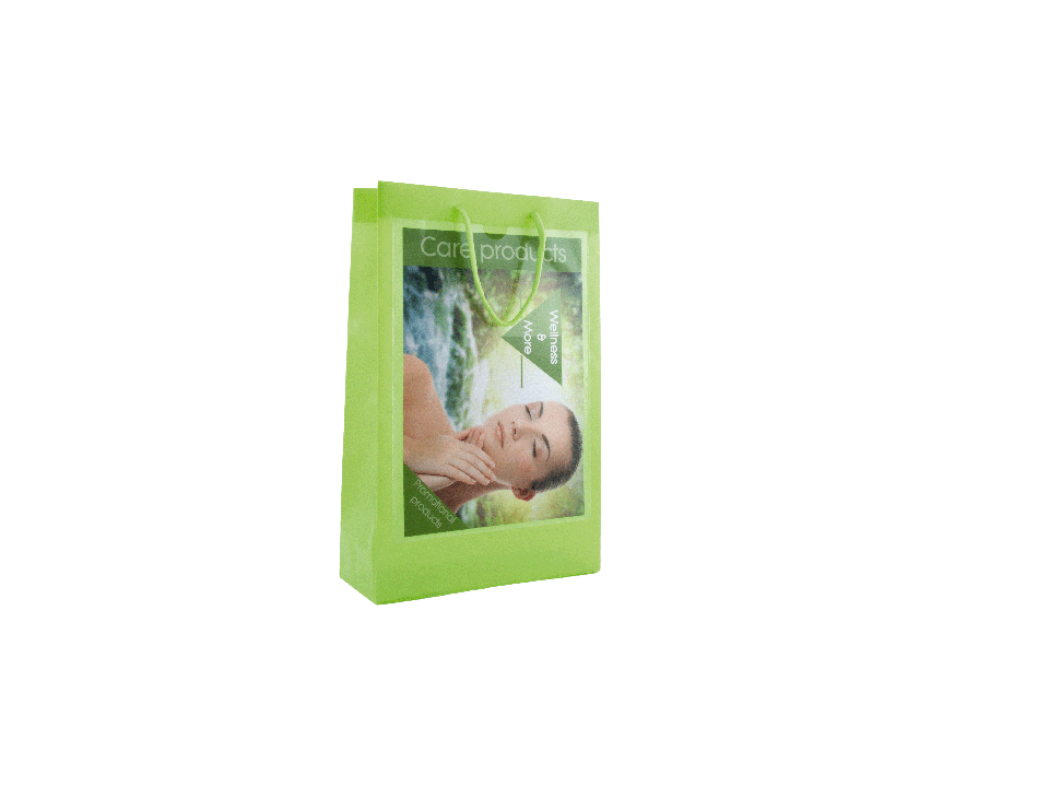 Clear bag with two windows A4 8