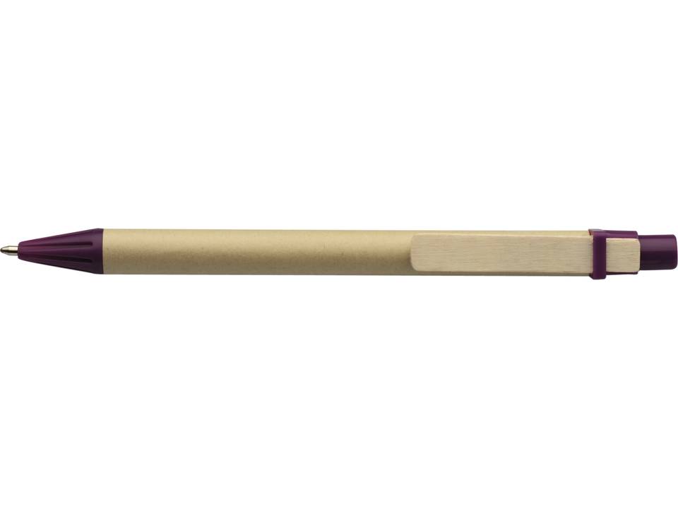 Ballpen with cardboard barrel 17