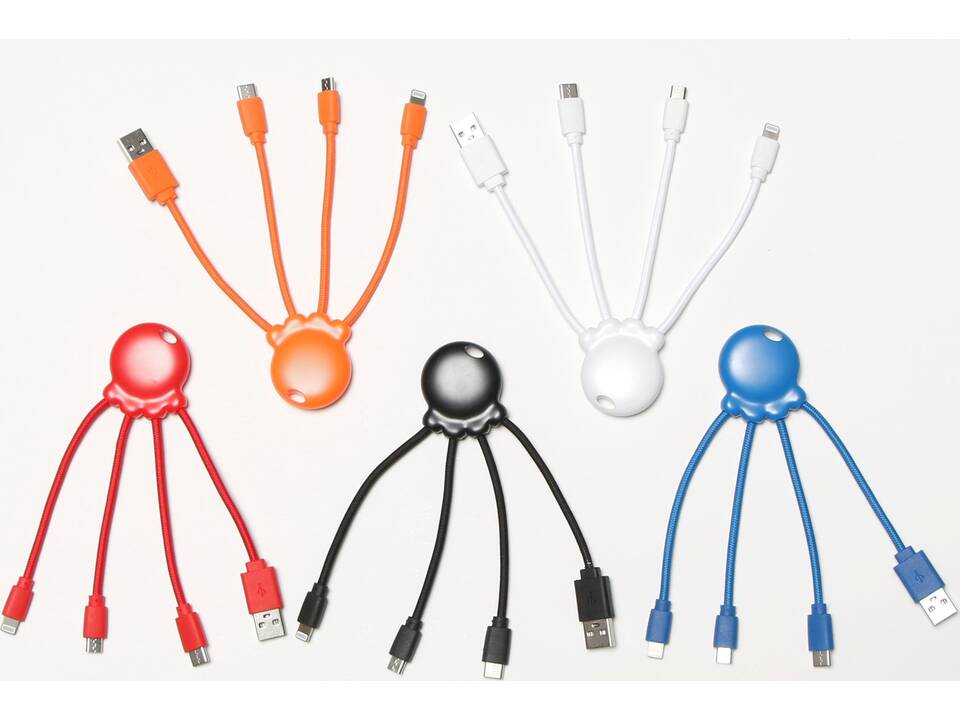 Octopus Eco cable USB, Type C, Micro-USB, Lightning 9