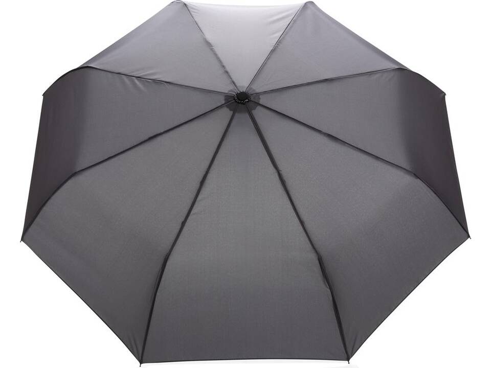 21" Impact AWARE™ RPET 190T bamboo auto open-close umbrella 3