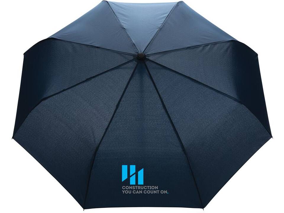 21" Impact AWARE™ RPET 190T bamboo auto open-close umbrella 14
