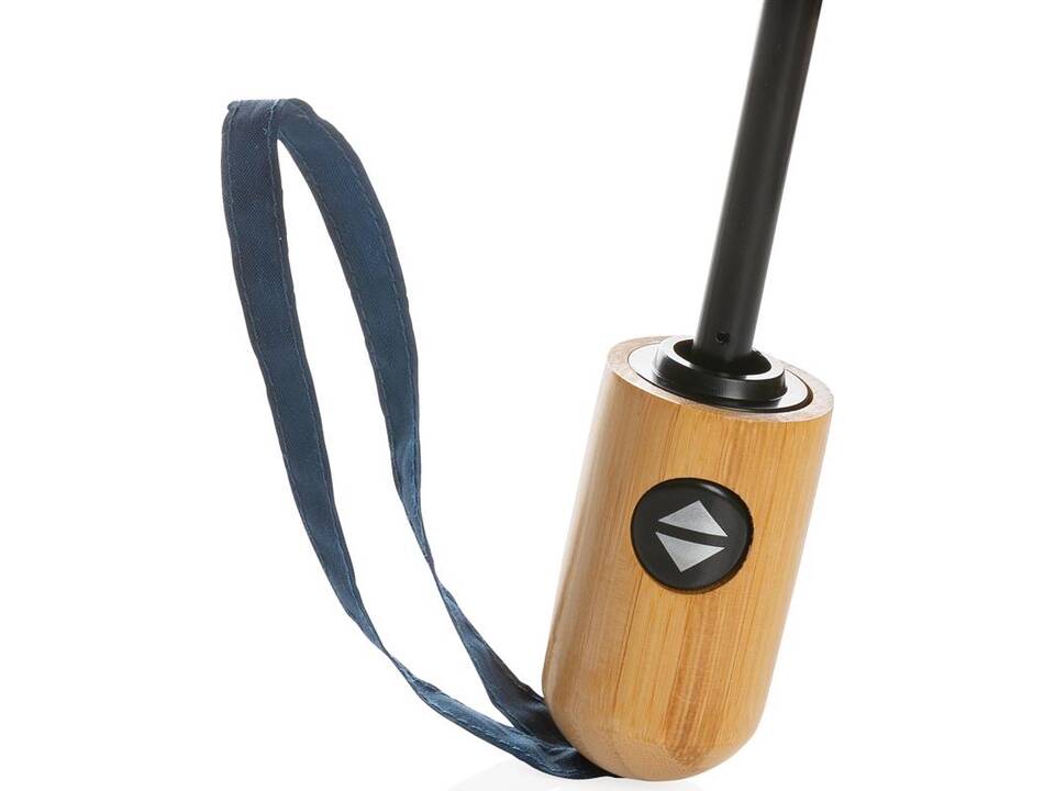 21" Impact AWARE™ RPET 190T bamboo auto open-close umbrella 13