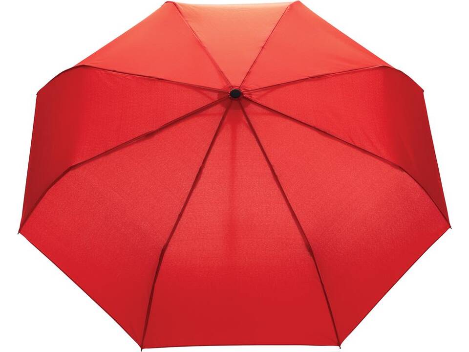 21" Impact AWARE™ RPET 190T bamboo auto open-close umbrella 17