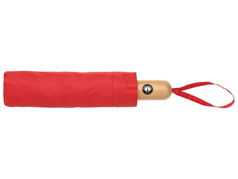 21" Impact AWARE™ RPET 190T bamboo auto open-close umbrella 18