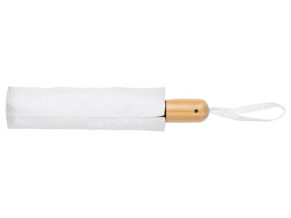 21" Impact AWARE™ RPET 190T bamboo auto open-close umbrella 26