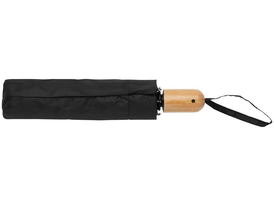 21" Impact AWARE™ RPET 190T bamboo auto open-close umbrella 33