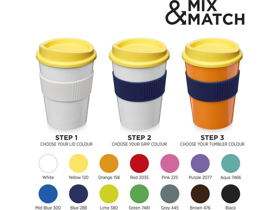 Americano® medio 300 ml tumbler with grip 52