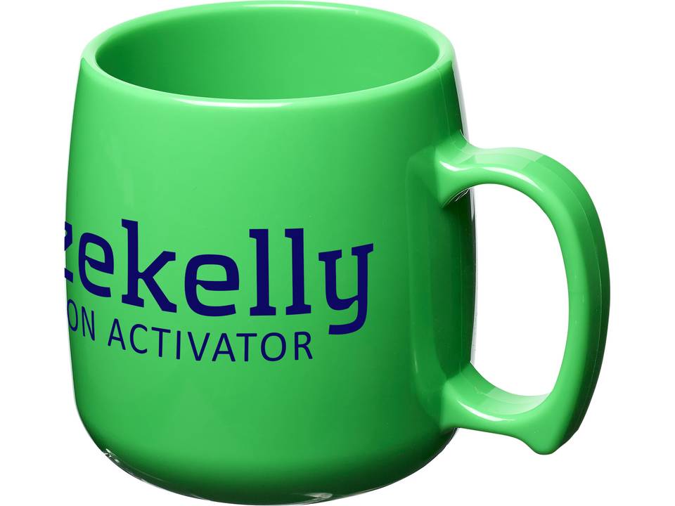 Classic 300 ml plastic mug 8