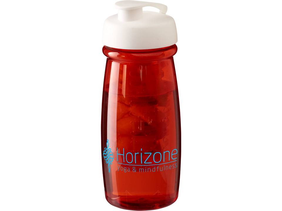 H2O Pulse® 600 ml flip lid sport bottle & infuser 6