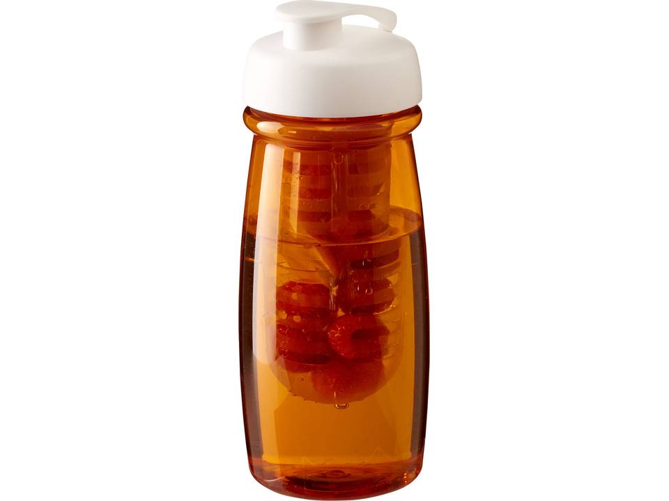 H2O Pulse® 600 ml flip lid sport bottle & infuser 9
