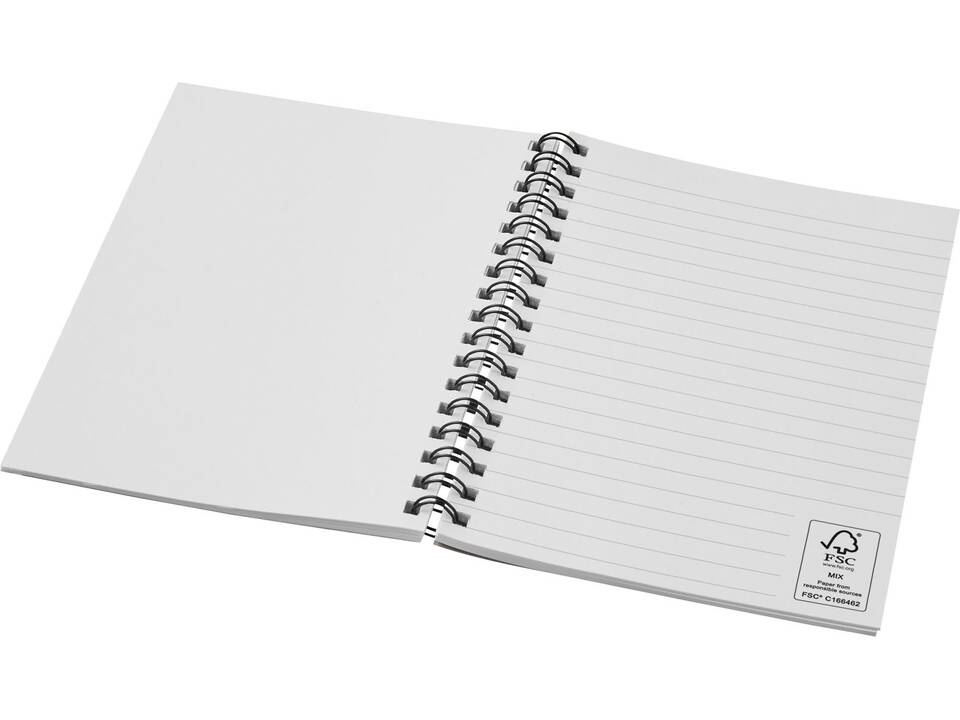 Desk-Mate® A6 recycled colour spiral notebook 4