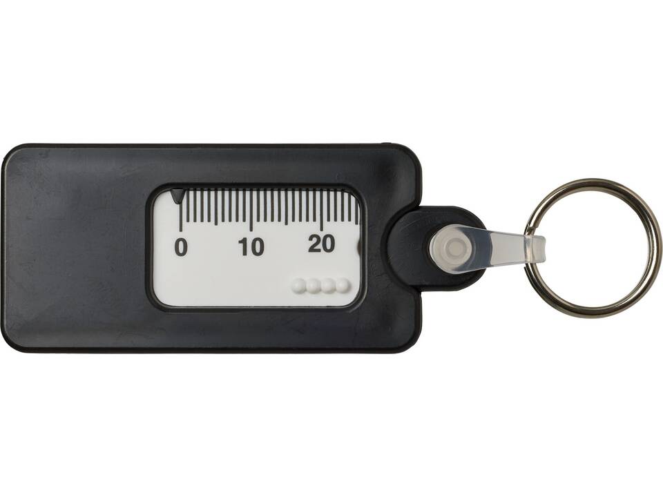 Kym recycled tyre tread check keychain 10