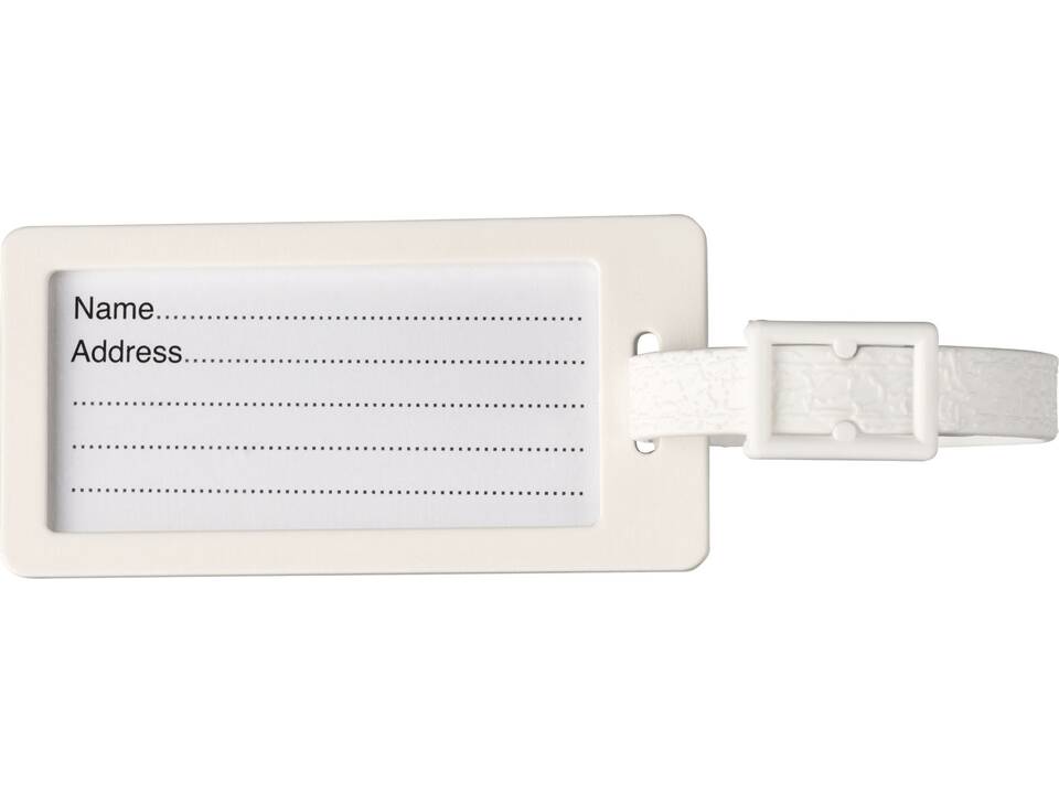 River recycled window luggage tag 2