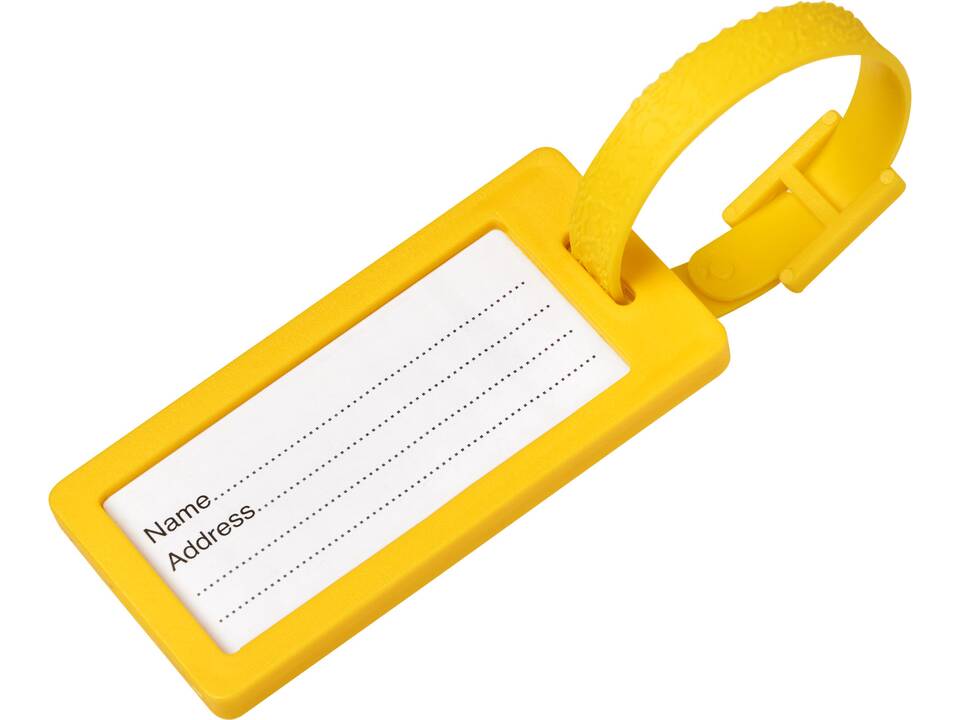 River recycled window luggage tag 4