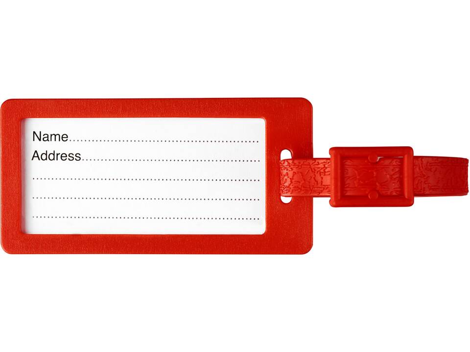 River recycled window luggage tag 10