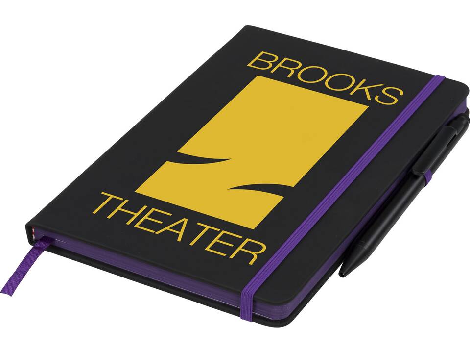 Medium noir edge notebook 18