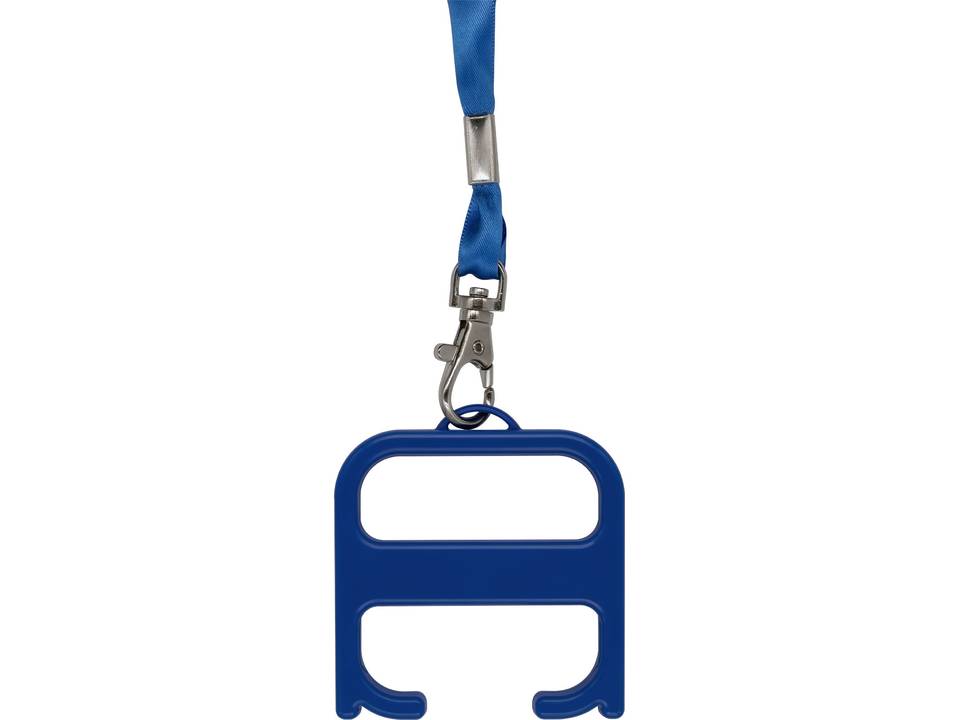 Hygiene handle with lanyard 12