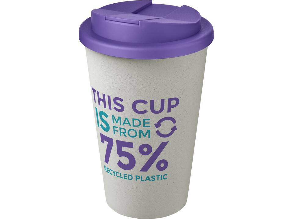 Americano® Eco 350 ml recycled tumbler with spill-proof lid 20