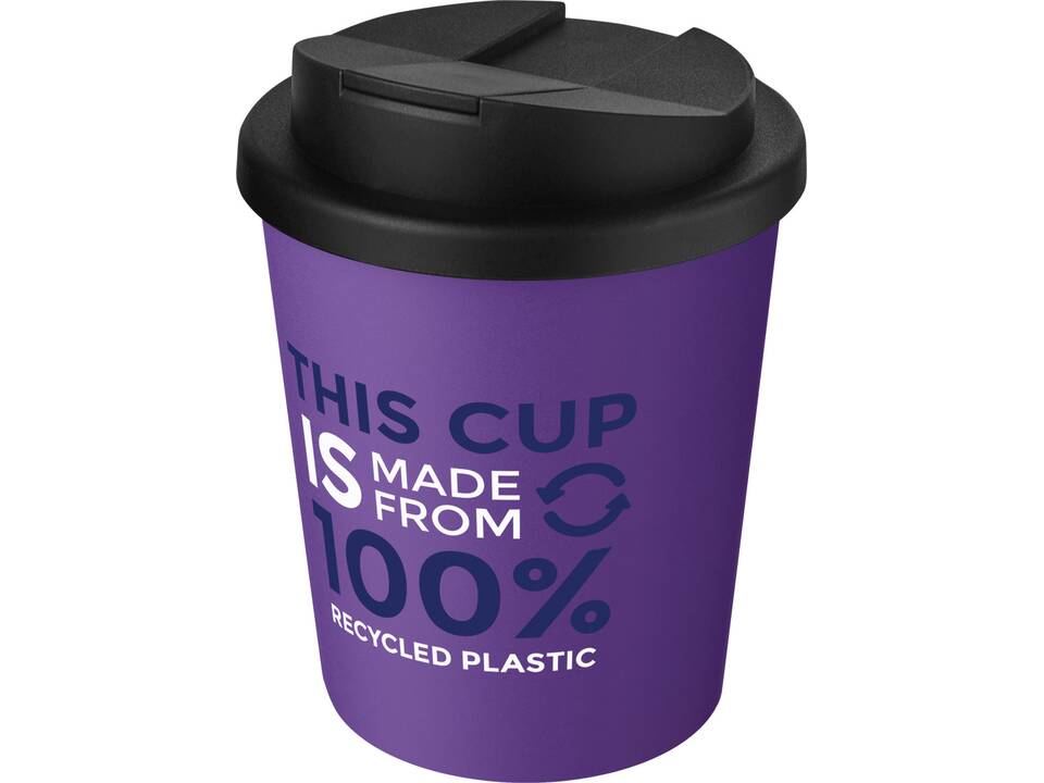 Americano® Espresso 250 ml recycled tumbler with spill-proof lid 11