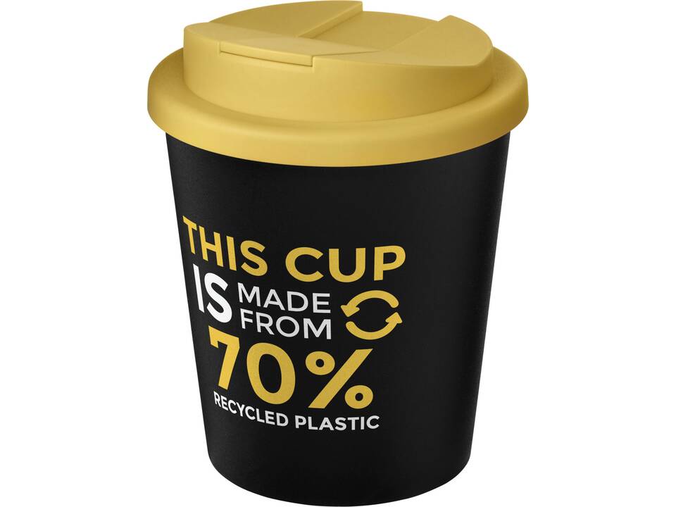 Americano® Espresso Eco 250 ml recycled tumbler with spill-proof lid 53