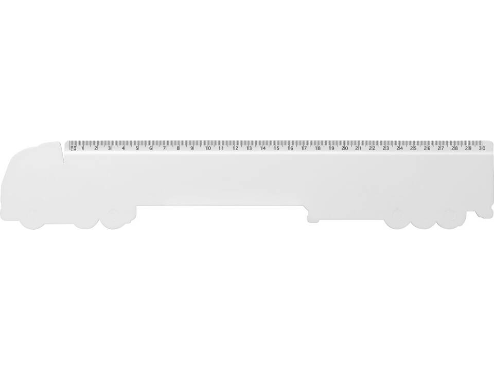 Tait 30cm lorry-shaped recycled plastic ruler 2