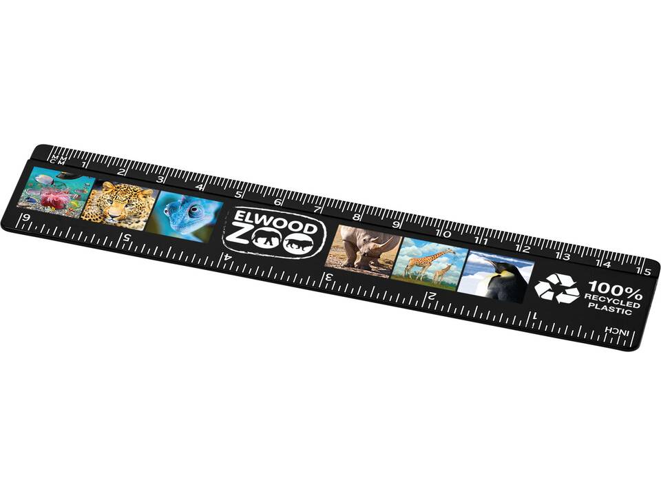 Refari 15 cm recycled plastic ruler 21