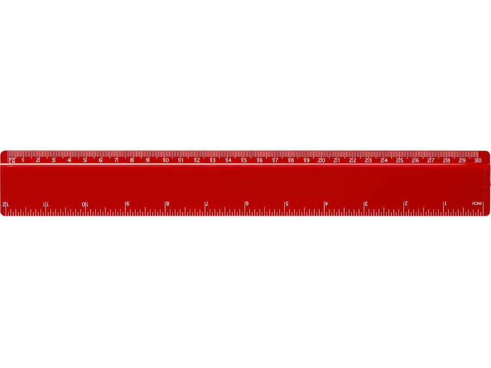 Refari 30 cm recycled plastic ruler 10