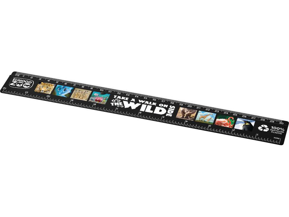 Refari 30 cm recycled plastic ruler 21