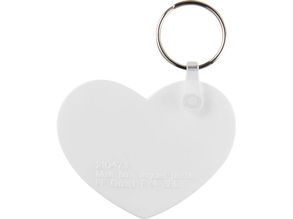 Tait heart-shaped recycled keychain 3