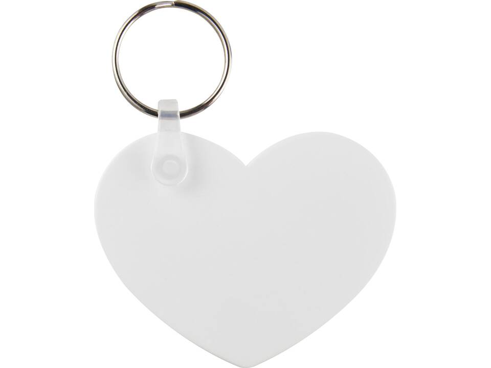 Tait heart-shaped recycled keychain 2