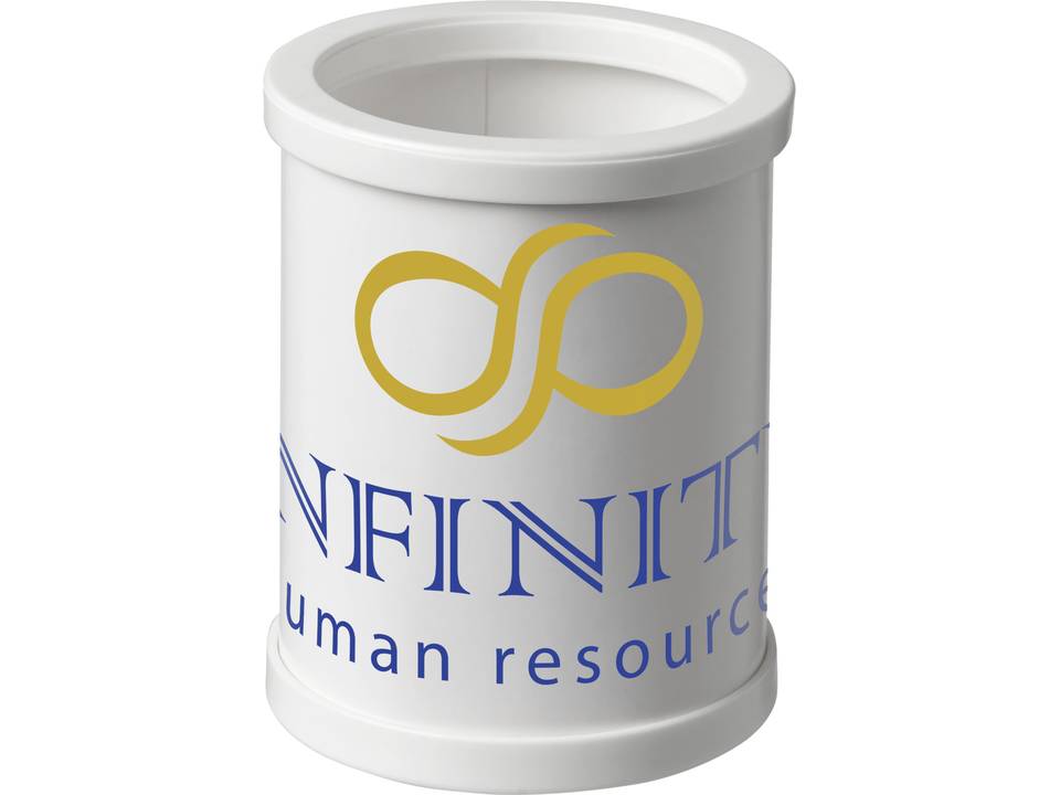 Deva round card pen holder with plastic trim 6